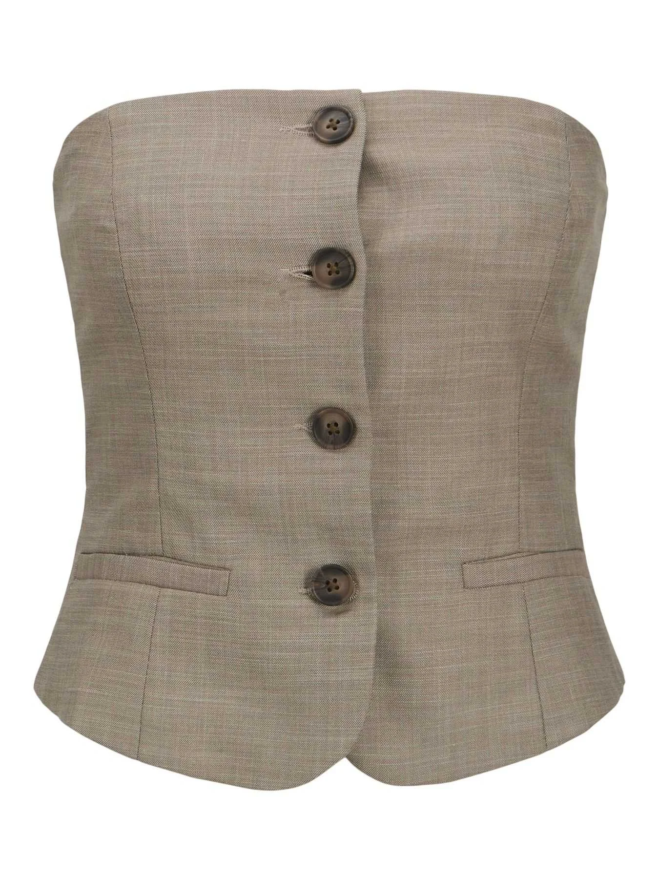 JJXX - JXLELA OFF SHOULDER WAISTCOAT TLR JJXX - JXLELA OFF SHOULDER WAISTCOAT TLR