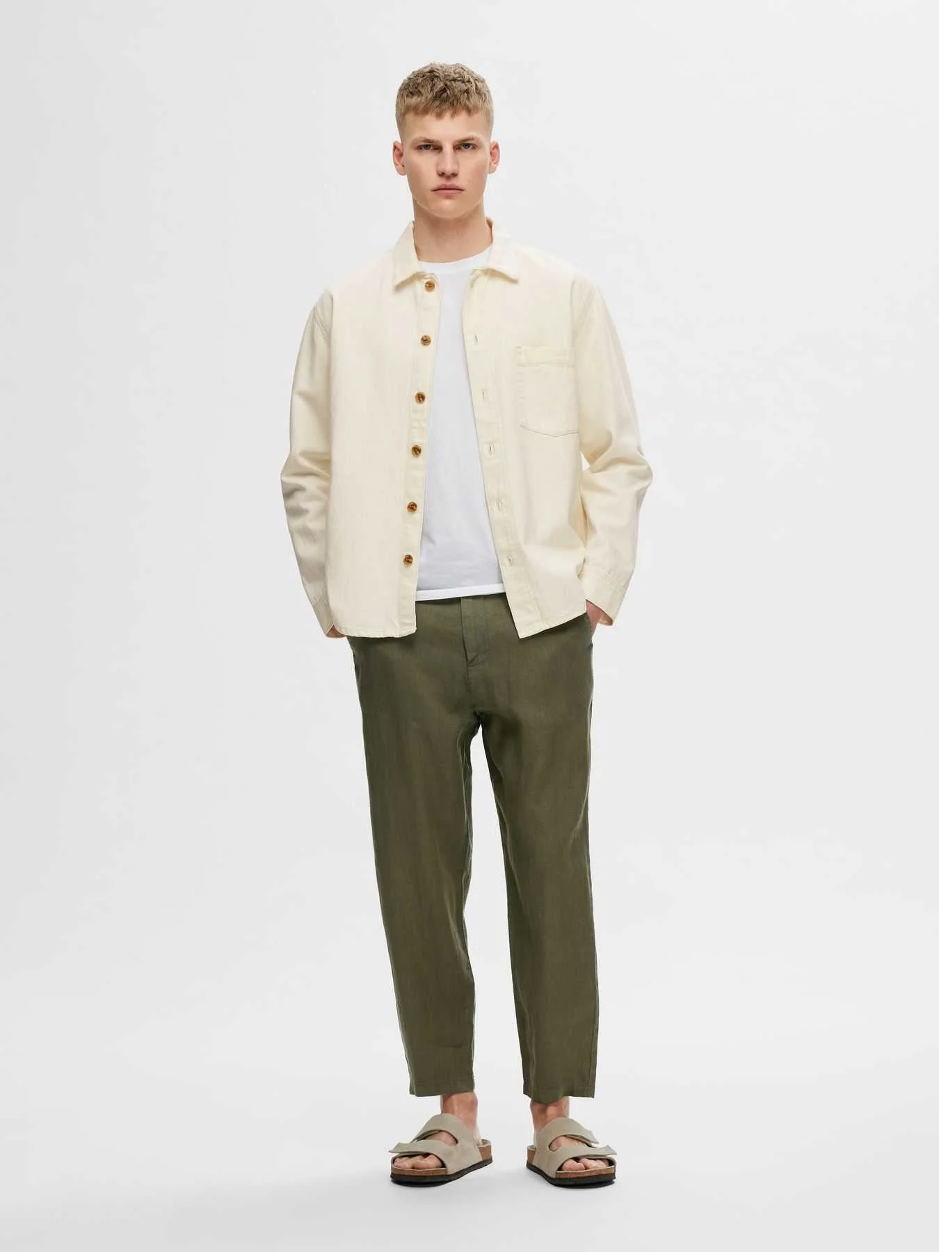 SELECTED MEN - SLH180 RELAXED CROPPED... SELECTED MEN - SLH180 RELAXED CROPPED...
