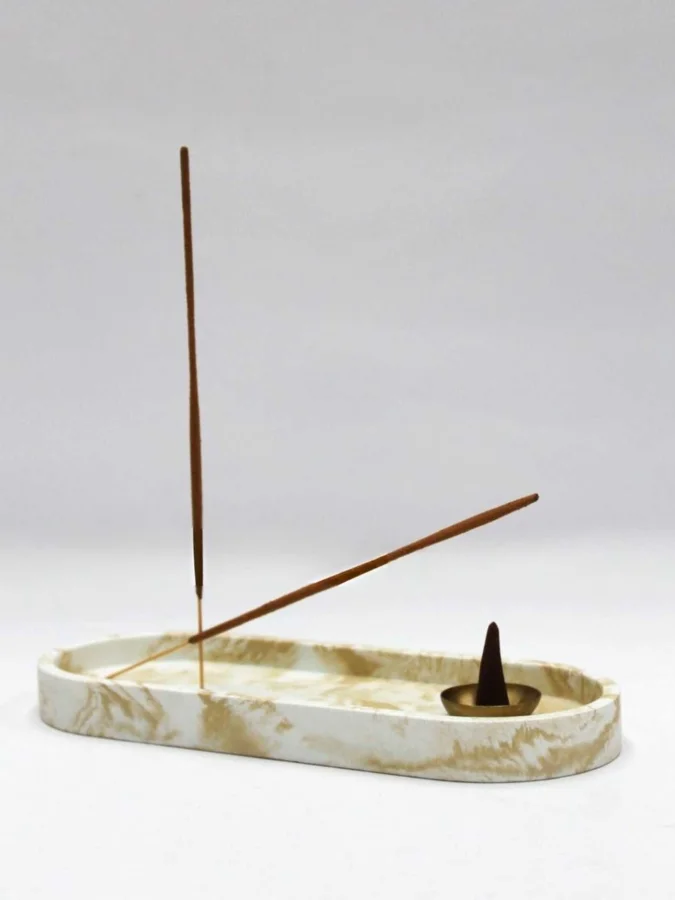 WXY. - Beige Candle Holder,... 2