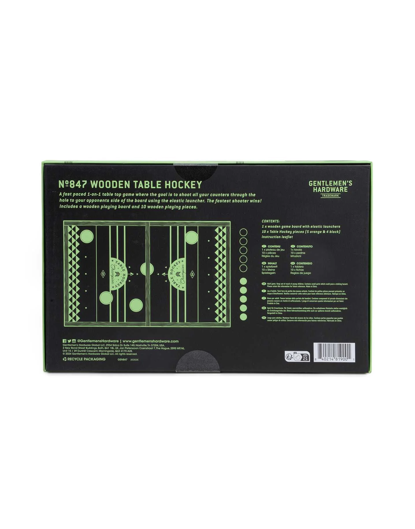 Gentlemen's Hardware - Game, Table... Gentlemen's Hardware - Game, Table...