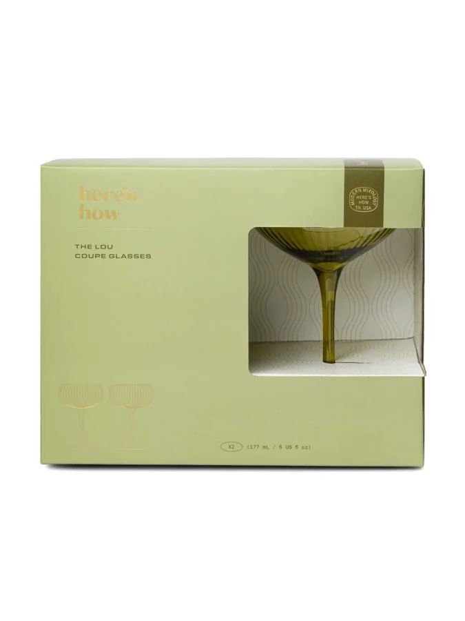 *The Lou Coupe Glass - Set... 2