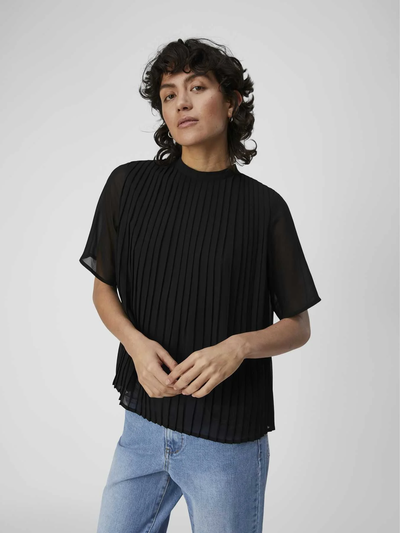 OBJECT - OBJMILA 2/4 PLISSE TOP REP OBJECT - OBJMILA 2/4 PLISSE TOP REP