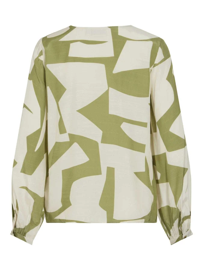VILA - VIJOYCO GEO V-NECK... 2