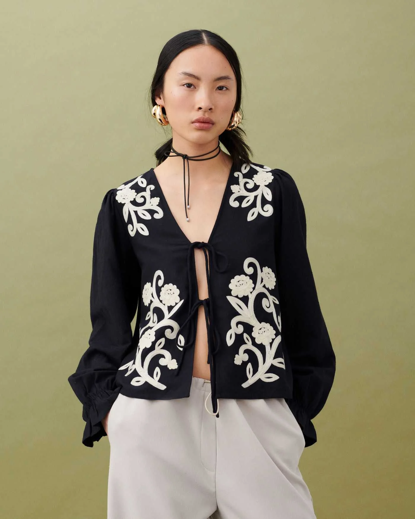 VILA - VIPOLENE V-NECK L/S TOP/BFS VILA - VIPOLENE V-NECK L/S TOP/BFS