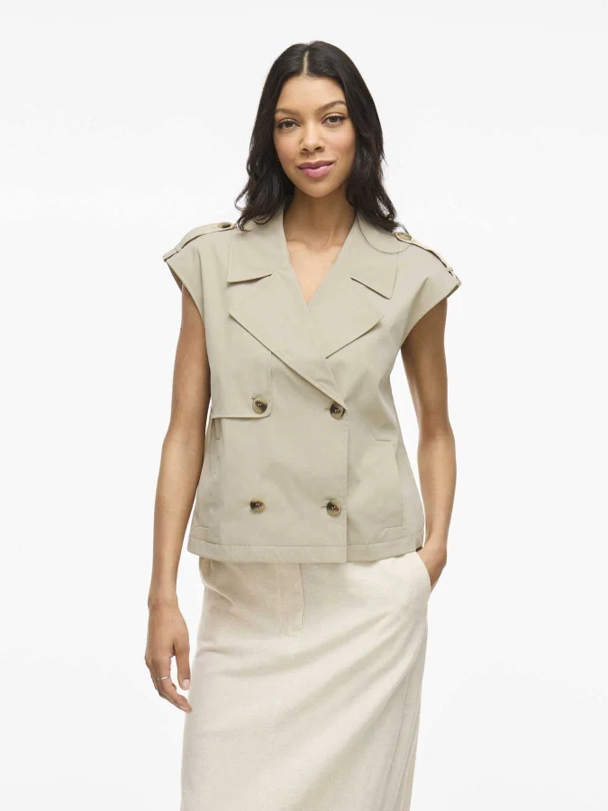VILA - VIEMELIE L/S TRENCH...