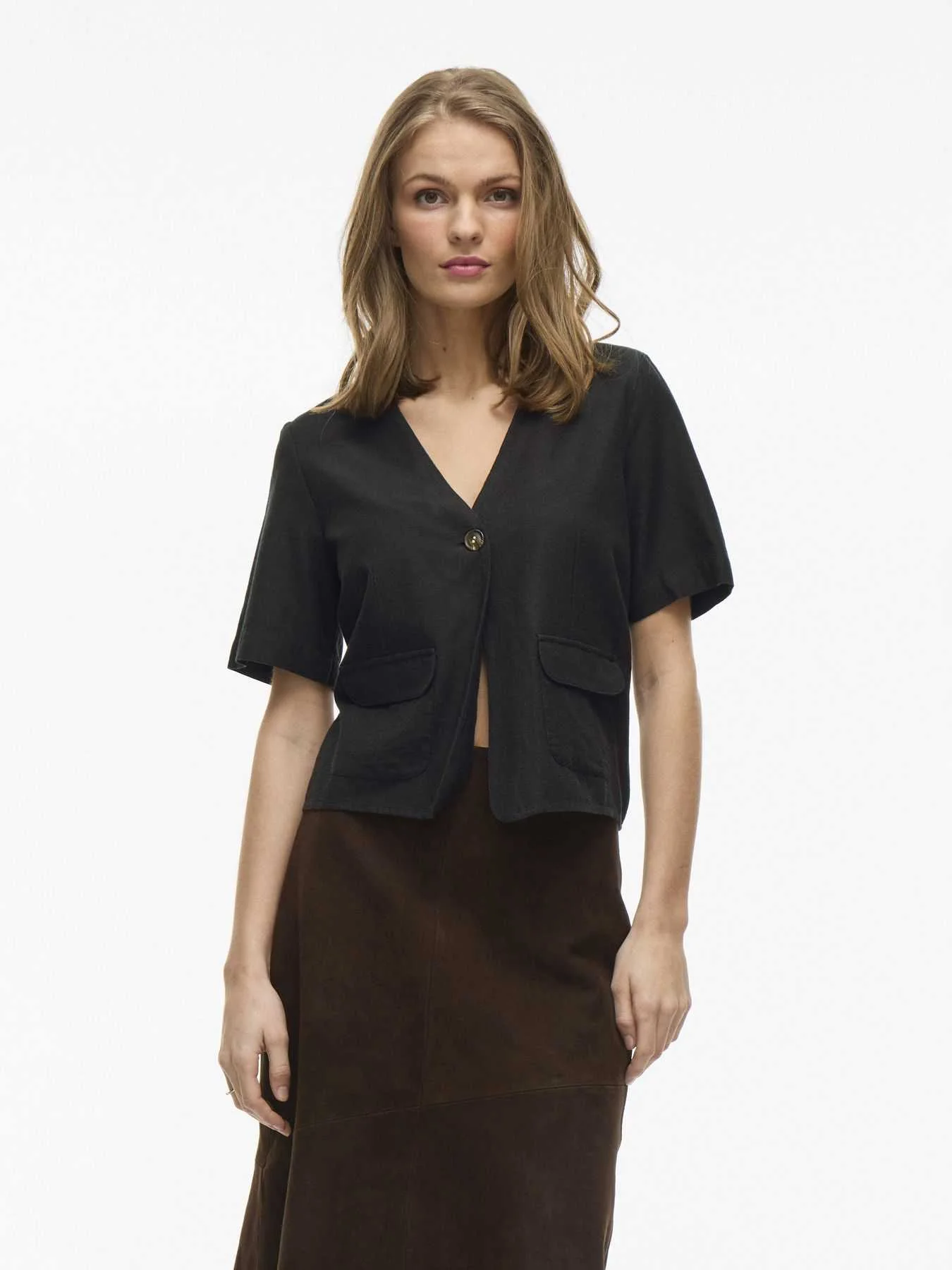 VILA - VIPRISILLA V-NECK S/S POCKET TOP VILA - VIPRISILLA V-NECK S/S POCKET TOP