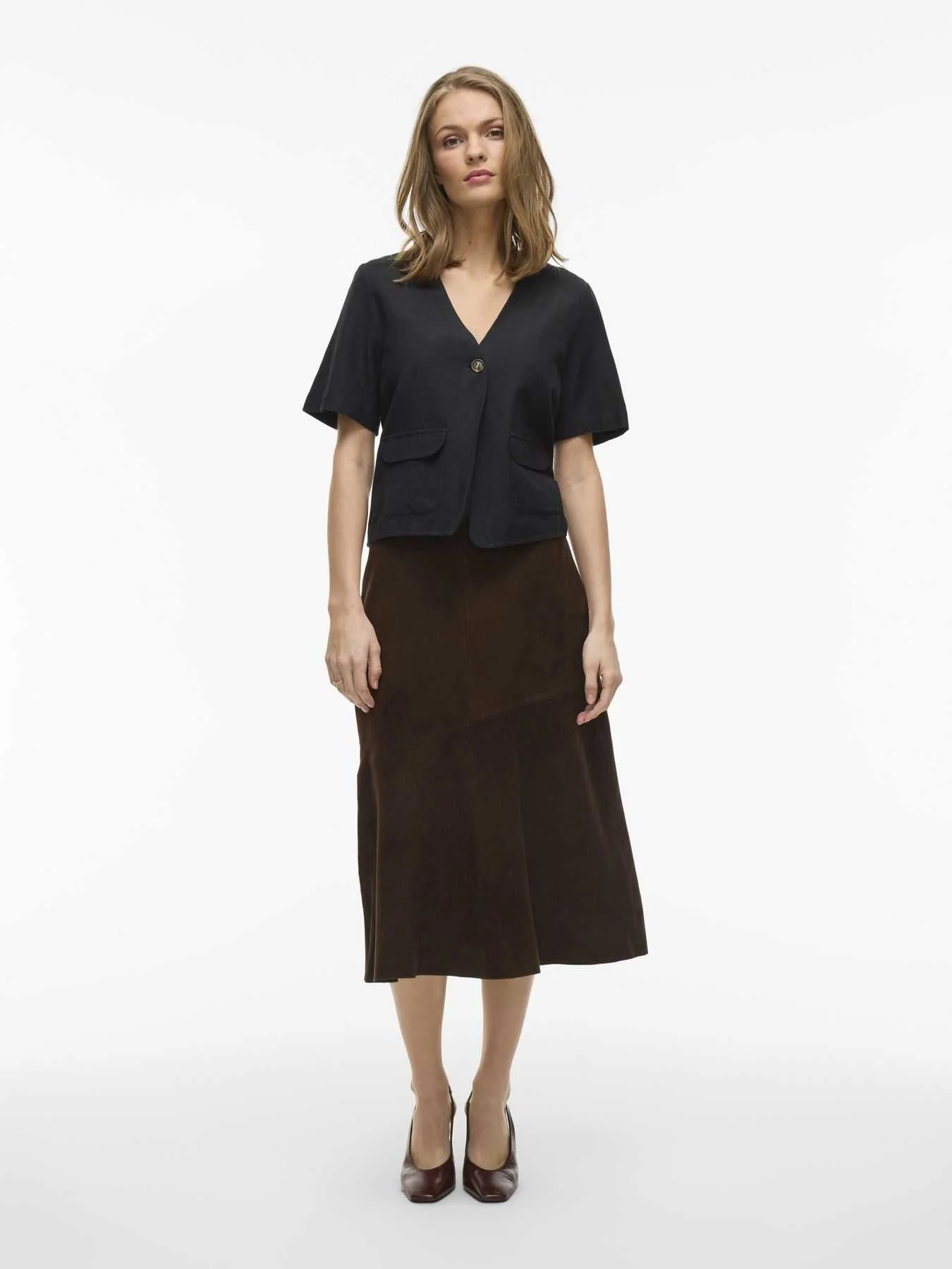 VILA - VIPRISILLA V-NECK S/S POCKET TOP VILA - VIPRISILLA V-NECK S/S POCKET TOP
