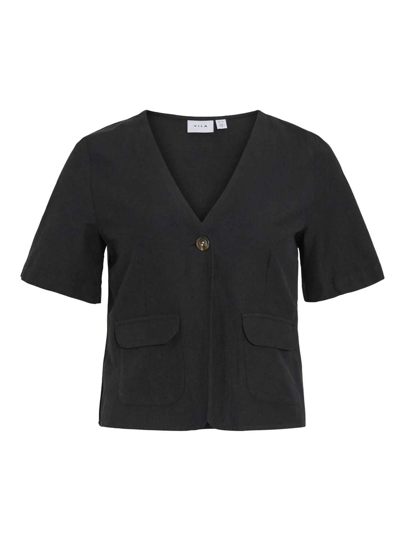 VILA - VIPRISILLA V-NECK S/S POCKET TOP VILA - VIPRISILLA V-NECK S/S POCKET TOP