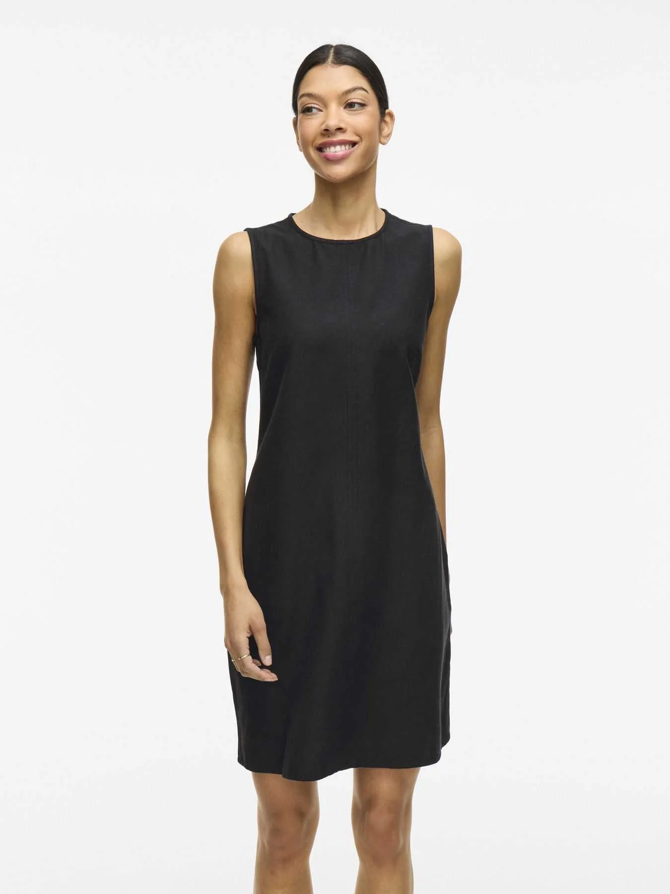 VILA - VIPRISILLA O-NECK S/L SHORT DRESS VILA - VIPRISILLA O-NECK S/L SHORT DRESS