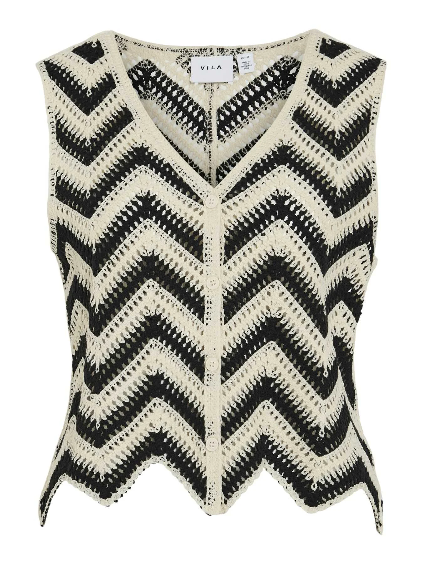 VILA - VISERILDA V-NECK S/L VEST/BFS VILA - VISERILDA V-NECK S/L VEST/BFS
