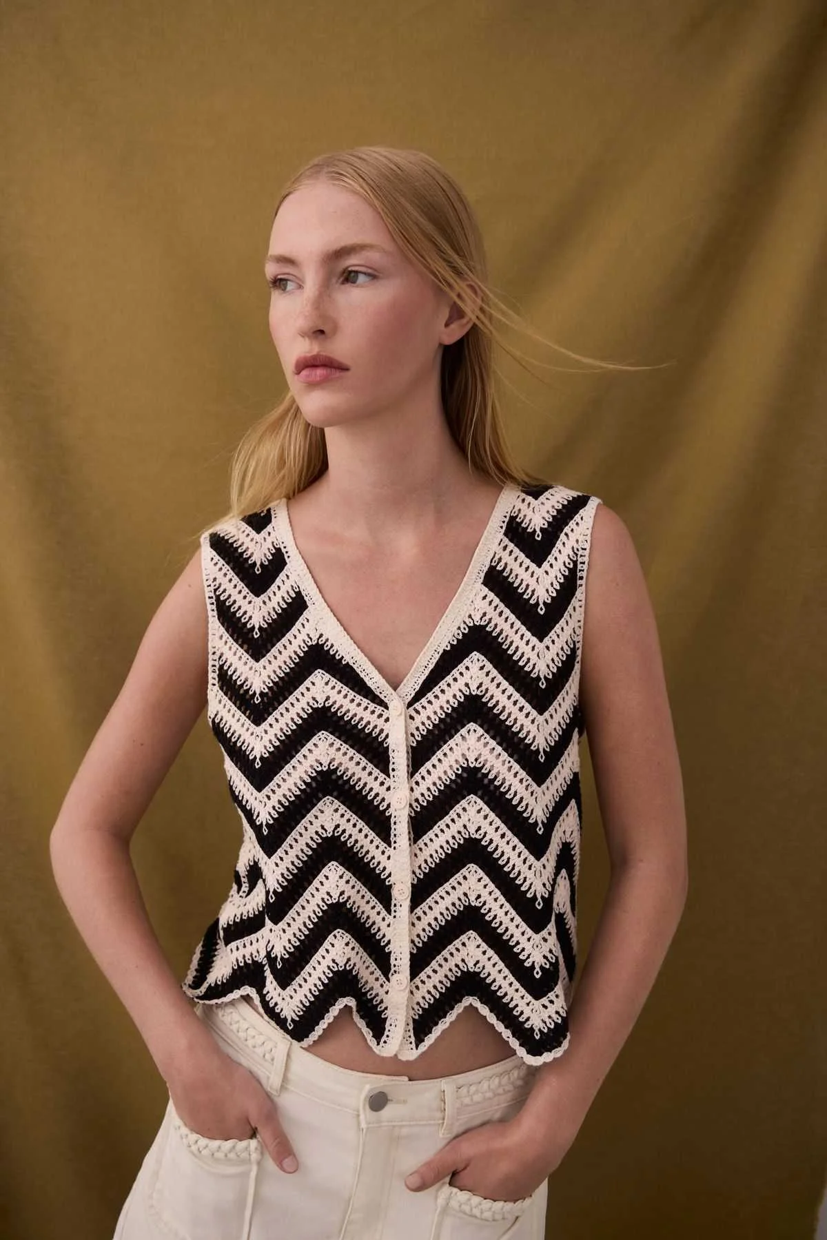 VILA - VISERILDA V-NECK S/L VEST/BFS VILA - VISERILDA V-NECK S/L VEST/BFS