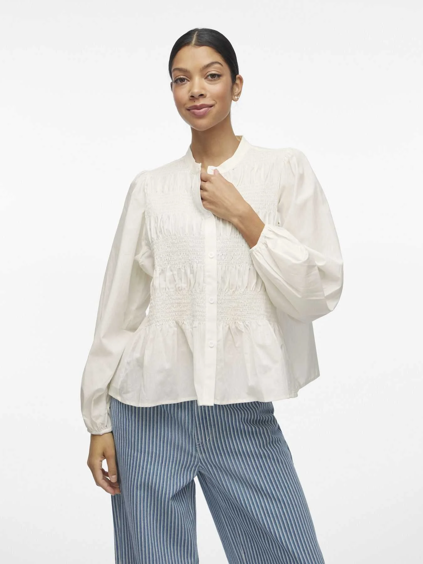 VILA - VISEFIKA L/S DETAIL SHIRT VILA - VISEFIKA L/S DETAIL SHIRT