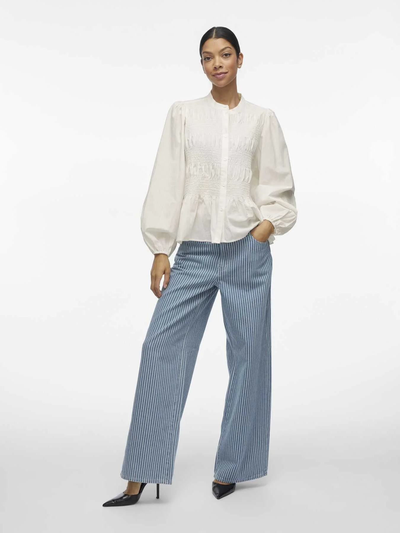 VILA - VISEFIKA L/S DETAIL SHIRT VILA - VISEFIKA L/S DETAIL SHIRT