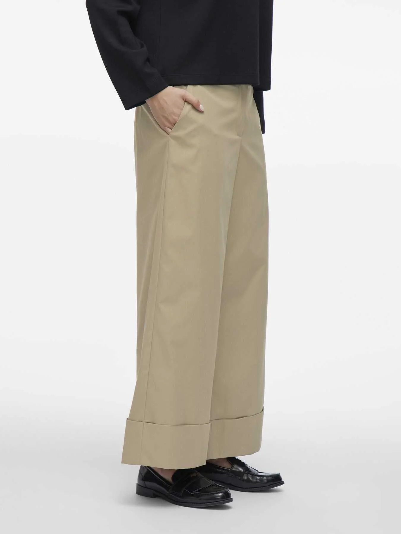 VILA - VISEFRIDA 7/8 FOLD UP PANTS VILA - VISEFRIDA 7/8 FOLD UP PANTS
