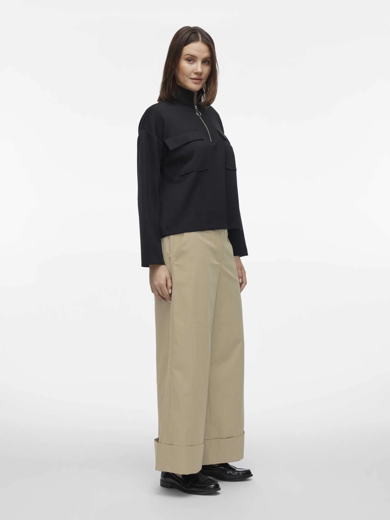 VILA - VISEFRIDA 7/8 FOLD UP PANTS VILA - VISEFRIDA 7/8 FOLD UP PANTS