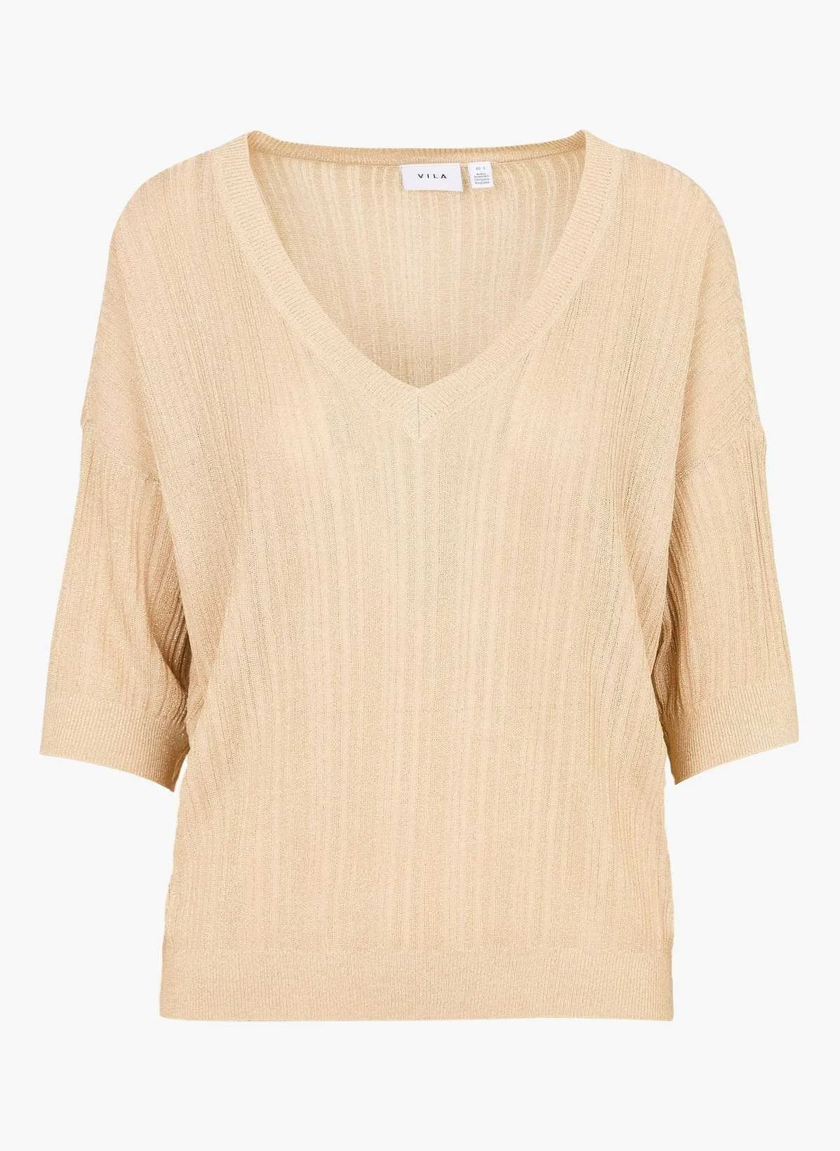 VILA - VISHEM V-NECK 2/4 GLITTER KNIT... VILA - VISHEM V-NECK 2/4 GLITTER KNIT...