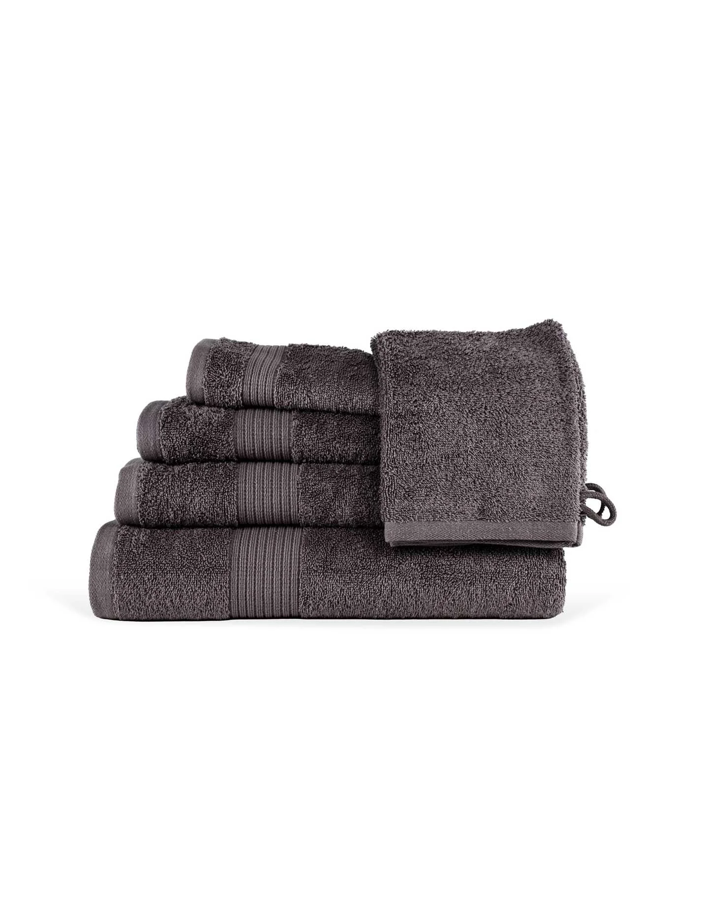 Tiseco - Gray Towel, Eden, 100 x 150 CM Tiseco - Gray Towel, Eden, 100 x 150 CM