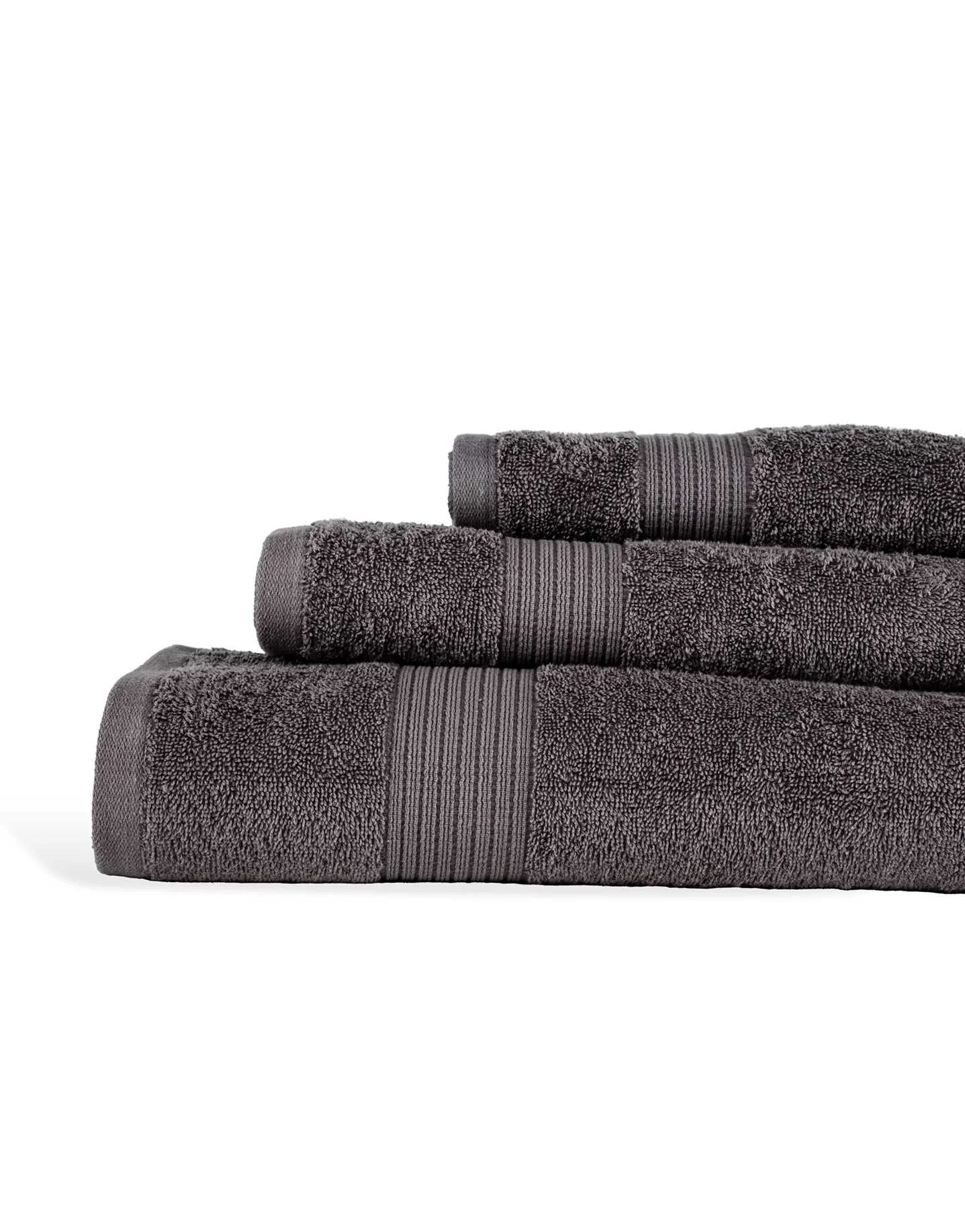 Tiseco - Gray Towel, Eden, 100 x 150 CM Tiseco - Gray Towel, Eden, 100 x 150 CM