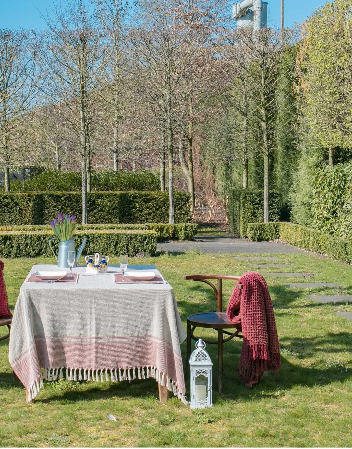 Tiseco - Burgundy Throw, Waffle, 170... Tiseco - Burgundy Throw, Waffle, 170...