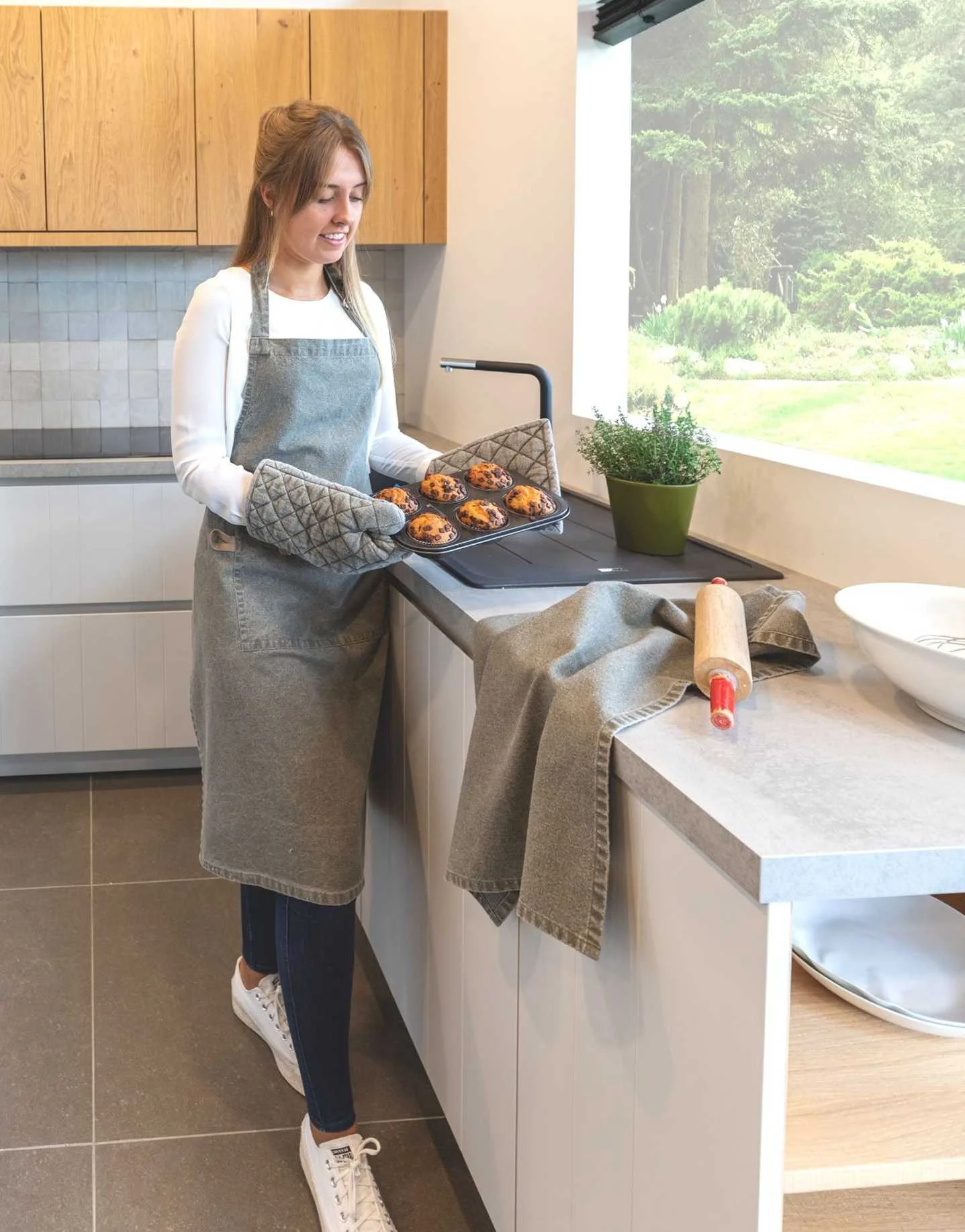 Tiseco - Oven Mitt, Gray,... 2