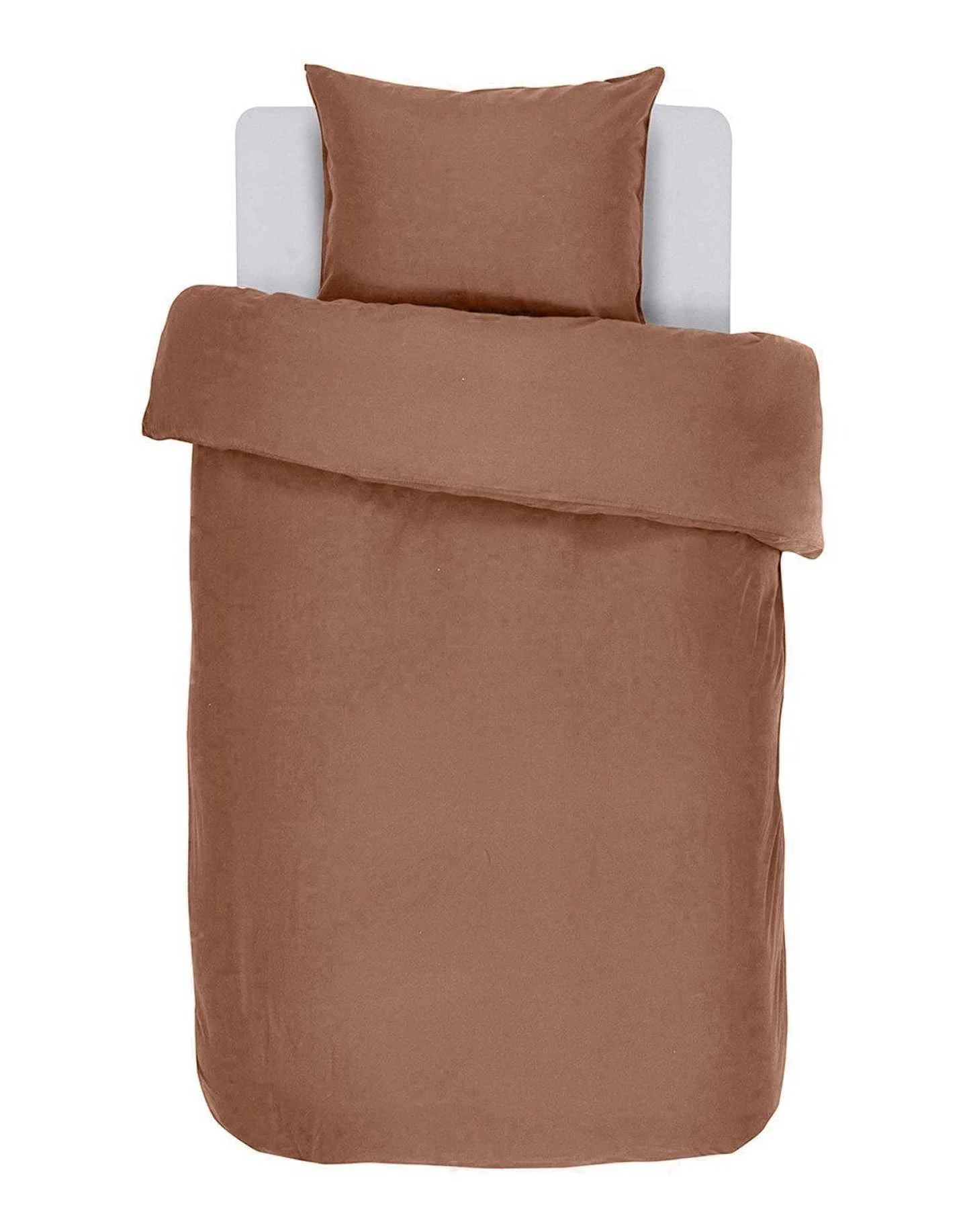 Tiseco - Bed Linen Set, Brown, Iris,... Tiseco - Bed Linen Set, Brown, Iris,...