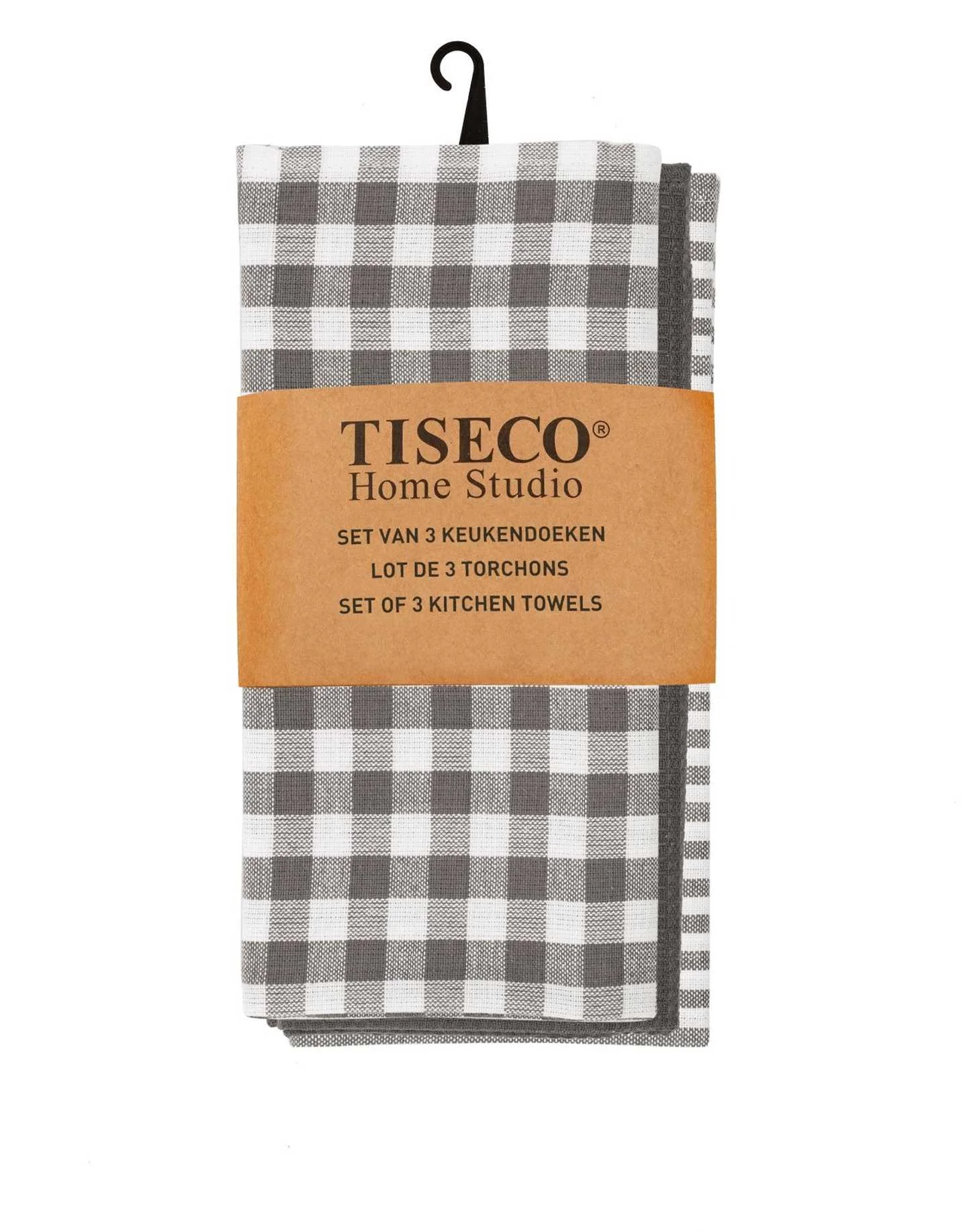 Tiseco - Tea Towel, Gray, xl-Lines,... Tiseco - Tea Towel, Gray, xl-Lines,...