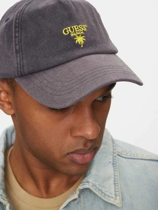 GUESS - PALM LOGO BASEBALL HAT 2