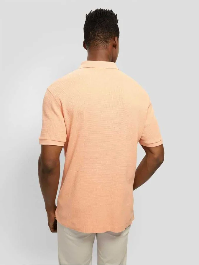 GUESS - WAFFLE TREATED SS POLO 2