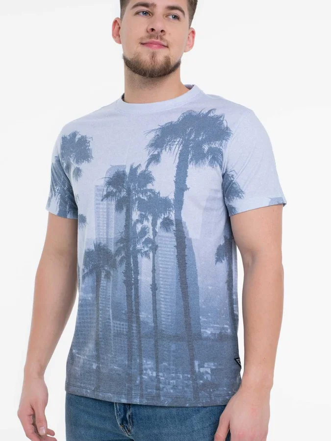 GUESS - SS CN PALM TEE