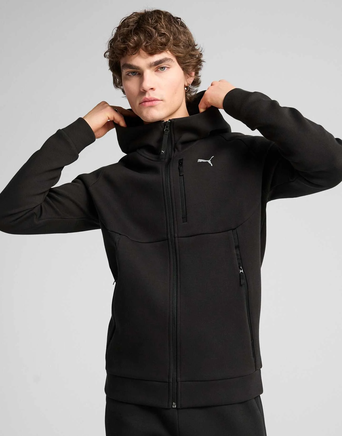 Puma - PUMATECH Full Zip Hoodie DK Puma - PUMATECH Full Zip Hoodie DK