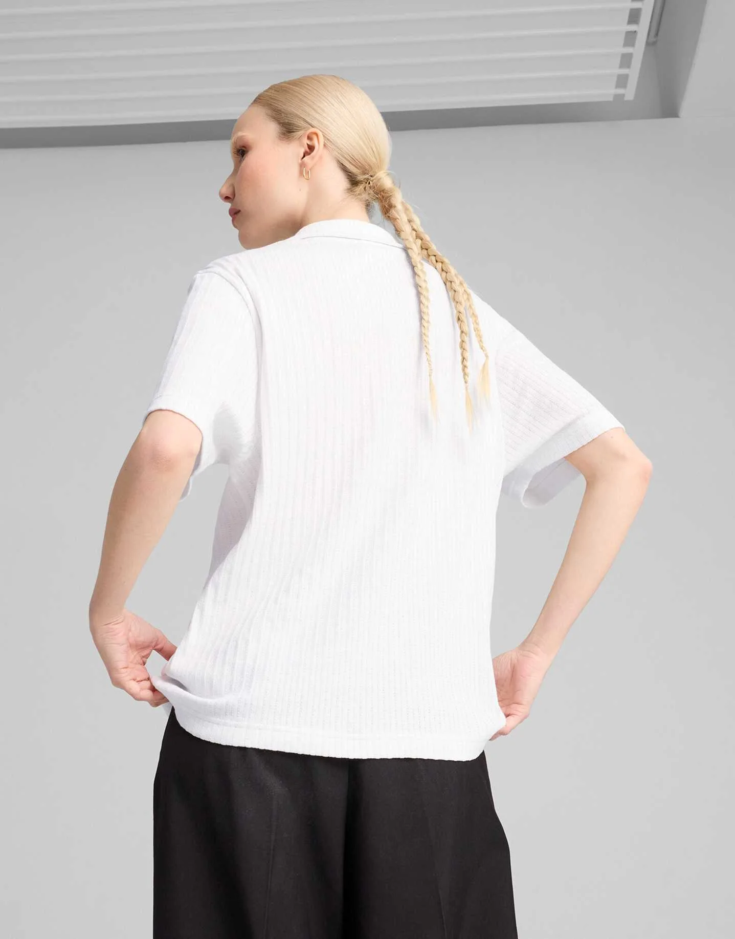 Puma - WARDROBE ESS Shirt Pointelle Puma - WARDROBE ESS Shirt Pointelle