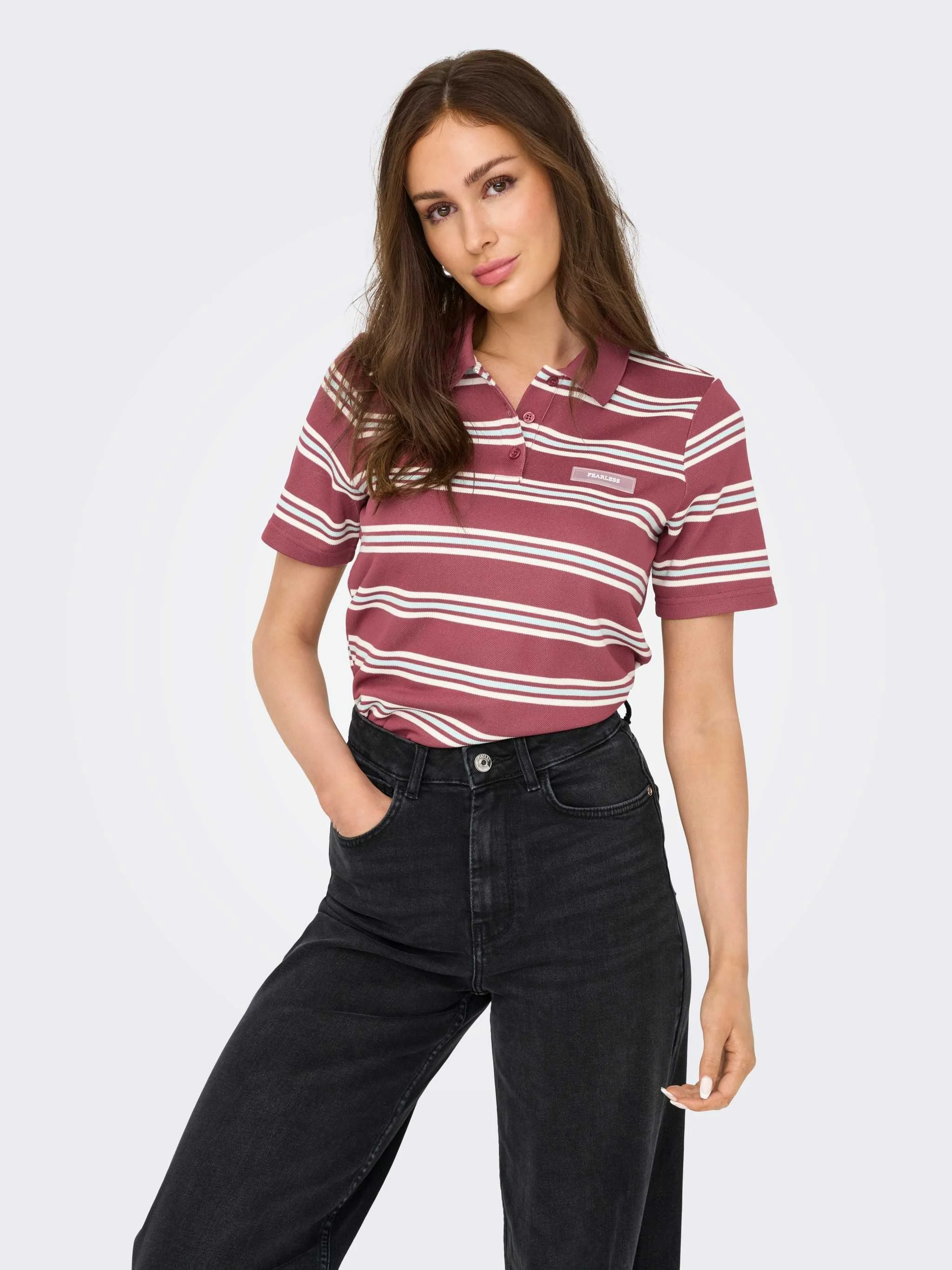 ONLY - ONLEVIE S/S POLO TOP...