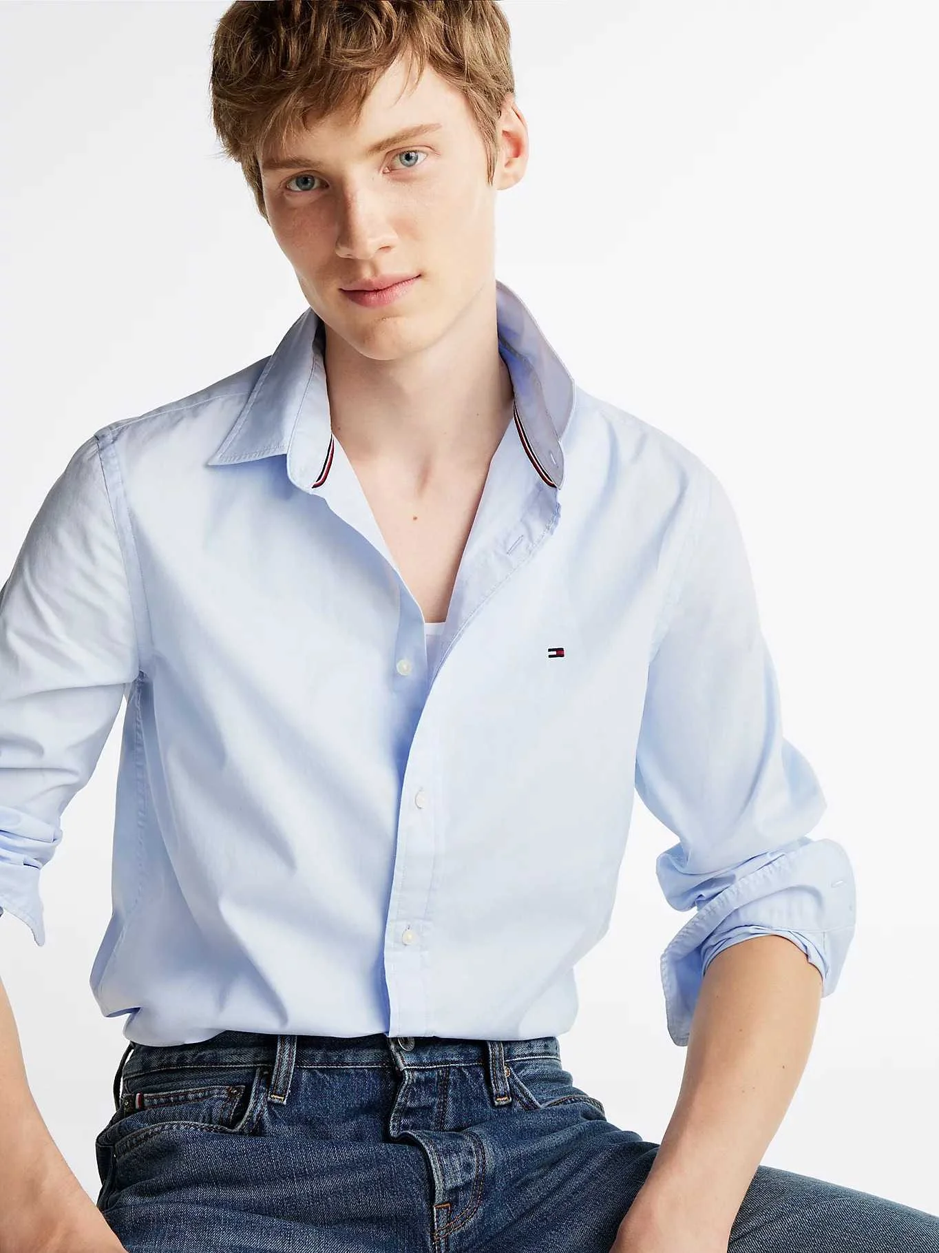 Tommy Hilfiger - FLEX POPLIN KENT... Tommy Hilfiger - FLEX POPLIN KENT...