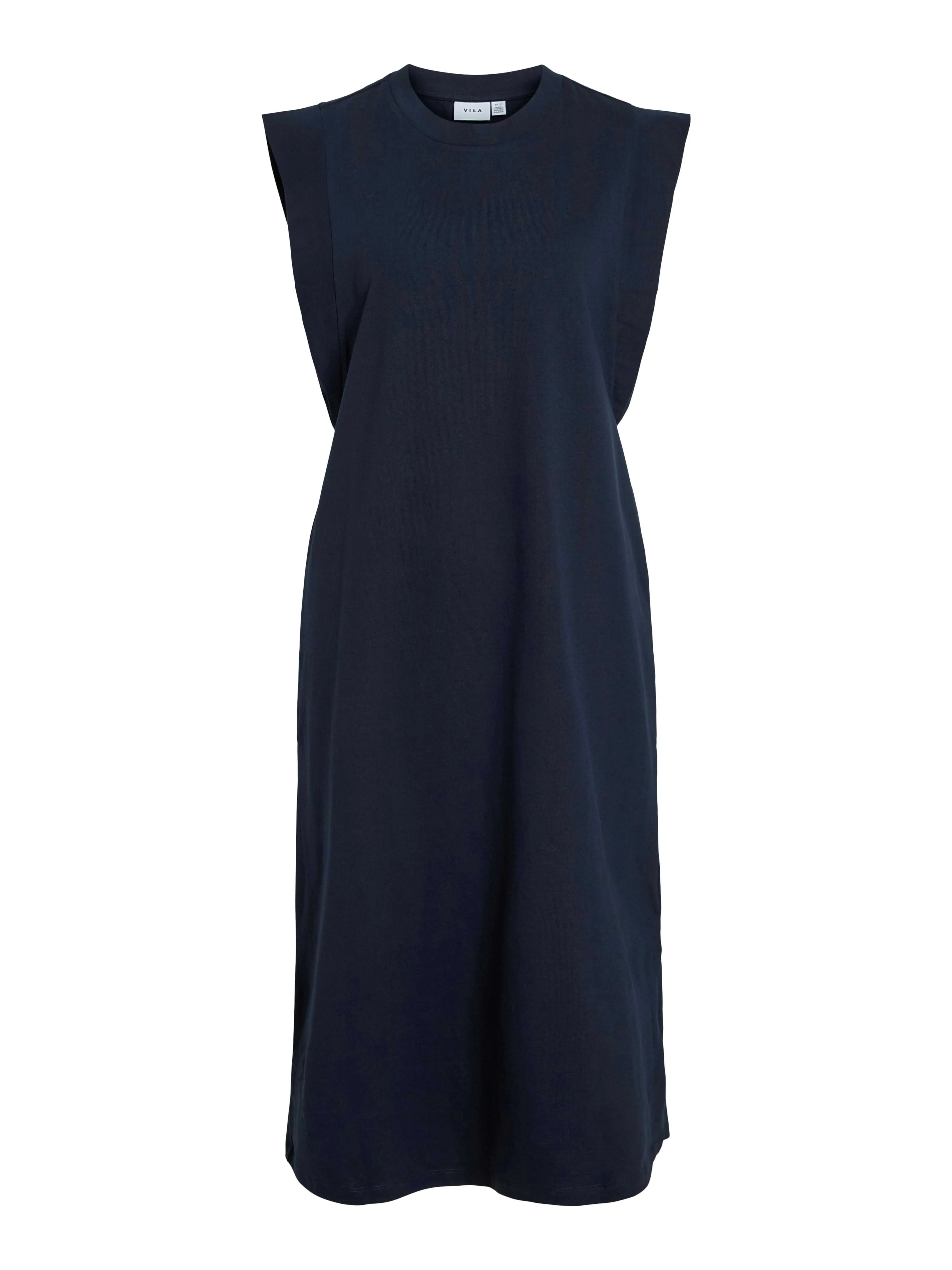 VILA - VILONEA O-NECK C/S MIDI DRESS VILA - VILONEA O-NECK C/S MIDI DRESS
