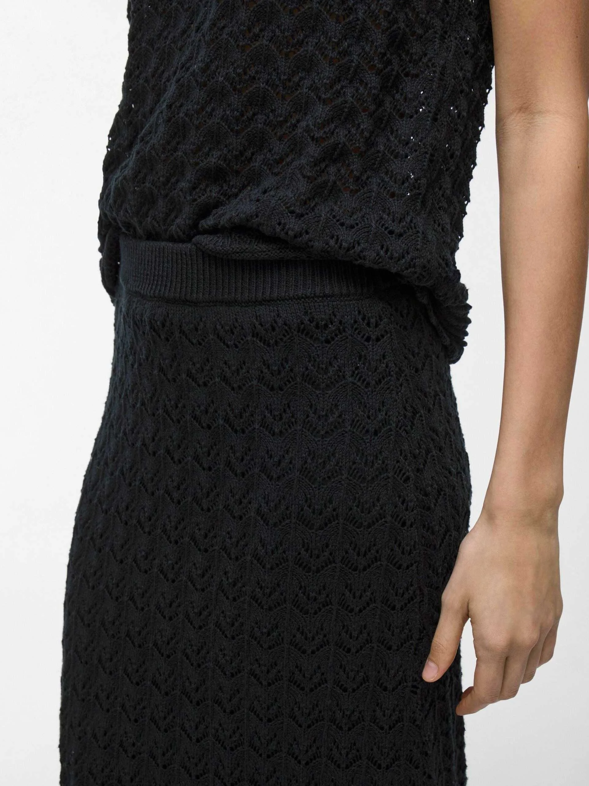 VILA - VIDOLISE ANKLE A-LINE KNIT SKIRT VILA - VIDOLISE ANKLE A-LINE KNIT SKIRT