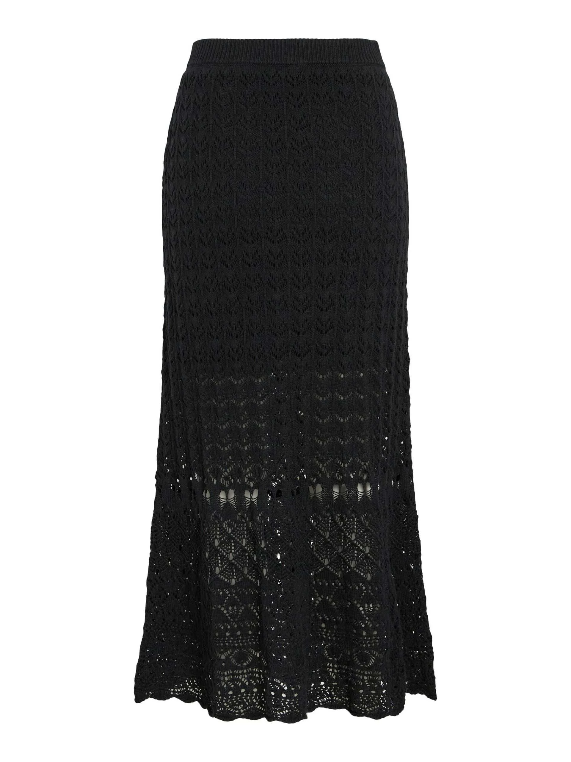 VILA - VIDOLISE ANKLE A-LINE KNIT SKIRT VILA - VIDOLISE ANKLE A-LINE KNIT SKIRT