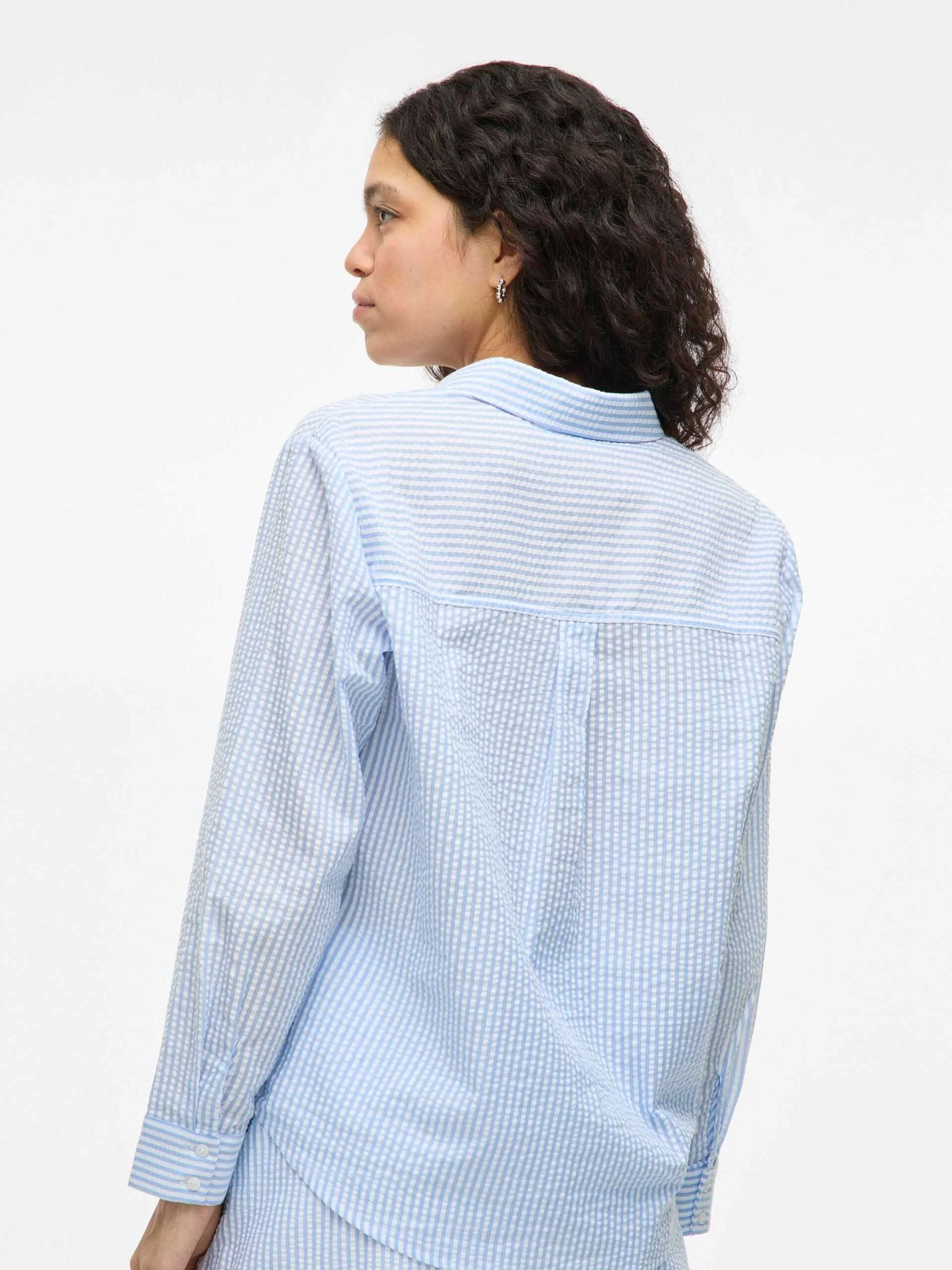 VILA - VICORALINA STRIPE L/S SHIRT/LN VILA - VICORALINA STRIPE L/S SHIRT/LN