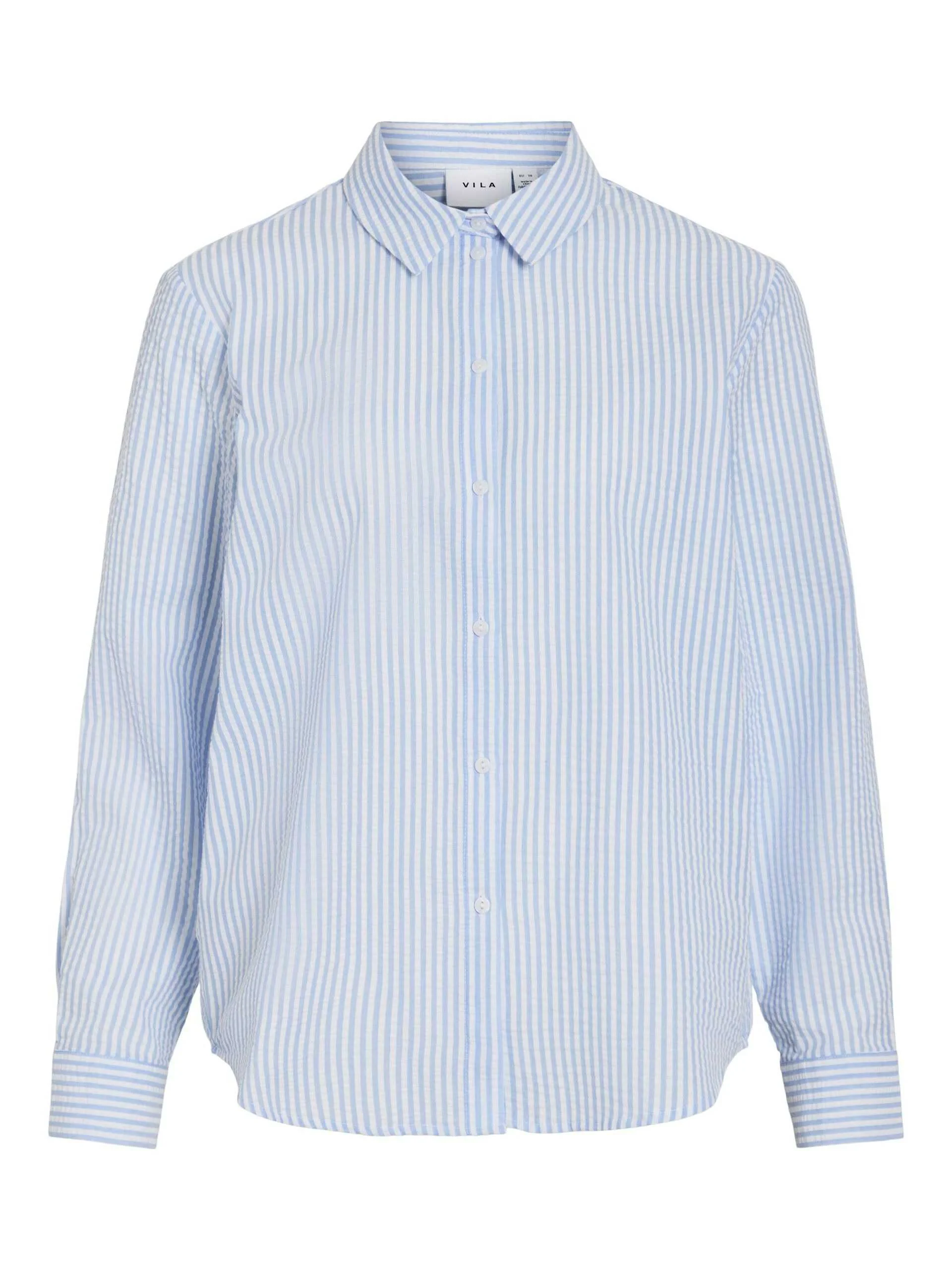 VILA - VICORALINA STRIPE L/S SHIRT/LN VILA - VICORALINA STRIPE L/S SHIRT/LN