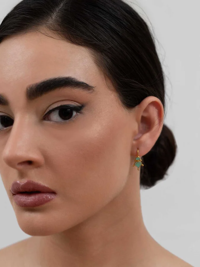 CHRONOS - Earring With Enamel 2