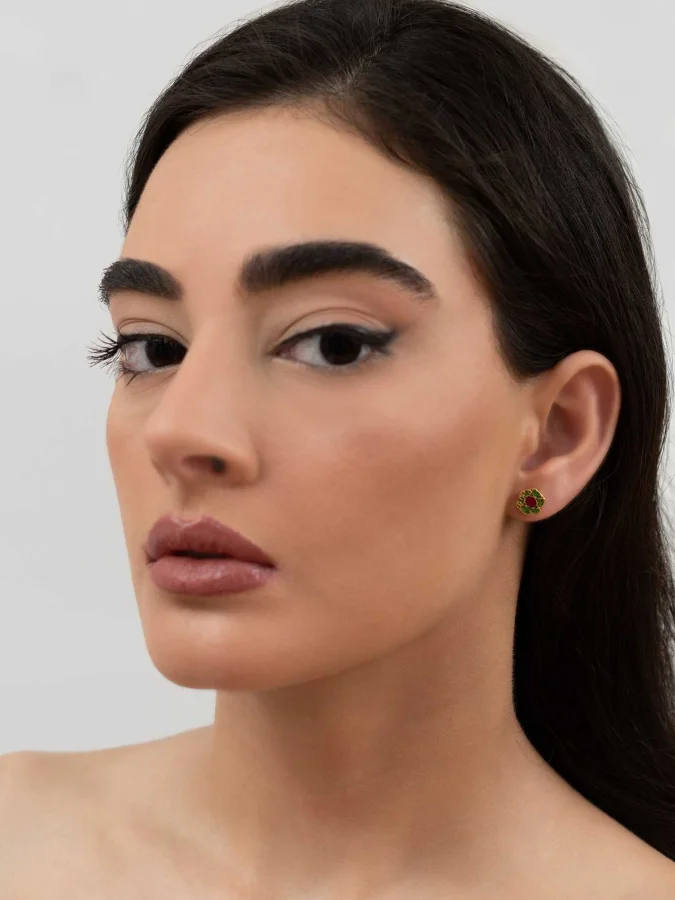 CHRONOS - Earring With Enamel 2