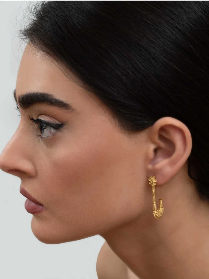 CHRONOS - Earrings With Roses 2