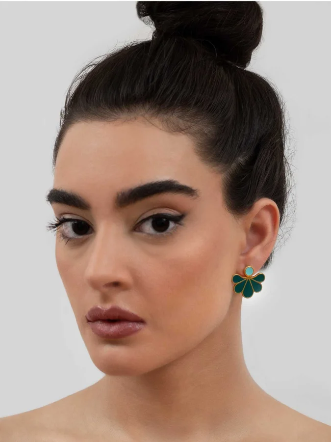 CHRONOS - Earring With Enamel 2