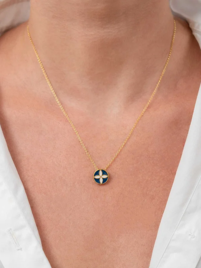 CHRONOS - გულსაკიდი მინანქრით 2