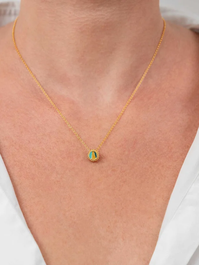 CHRONOS - გულსაკიდი მინანქრით 2