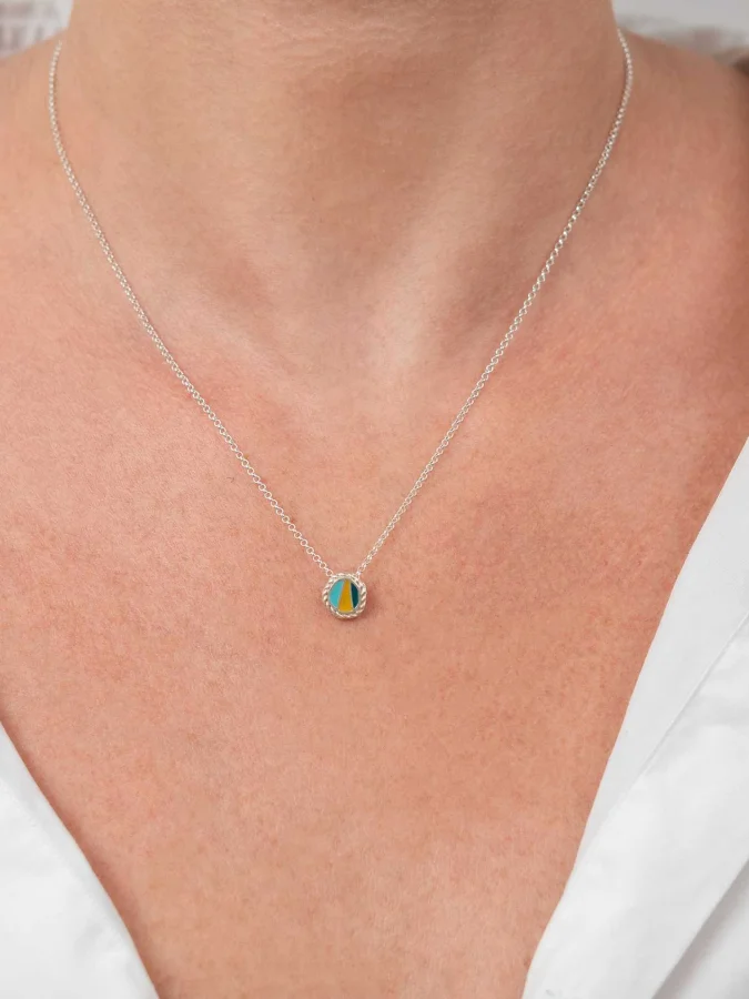 CHRONOS - გულსაკიდი მინანქრით 2