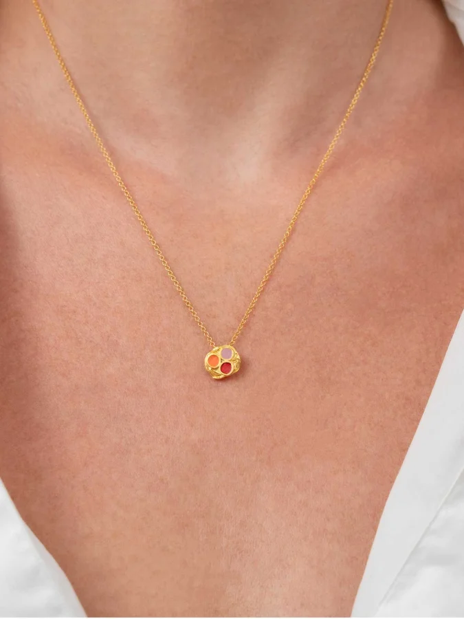 CHRONOS - გულსაკიდი მინანქრით 2