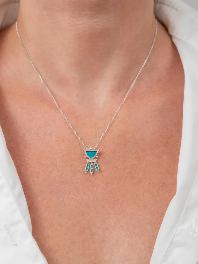 CHRONOS - გულსაკიდი მინანქრით 2