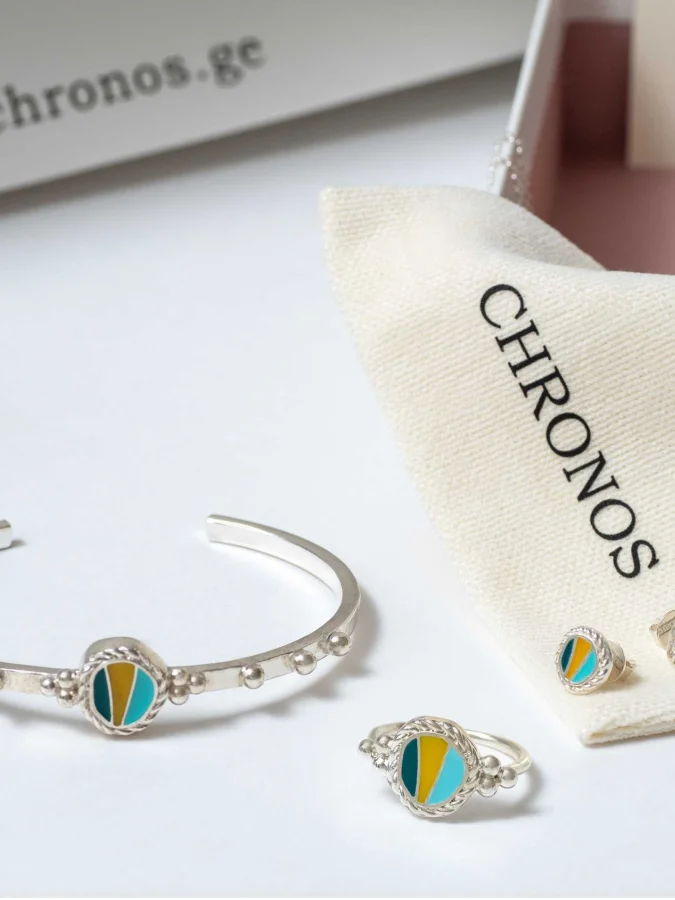 CHRONOS - Bracelet With Enamel 2