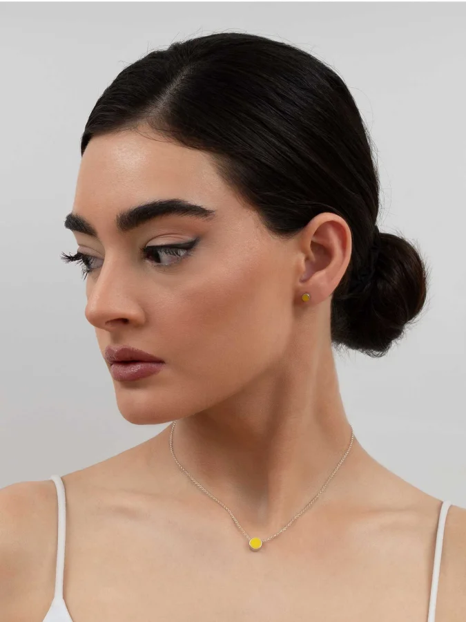 CHRONOS - Earring With Enamel 2