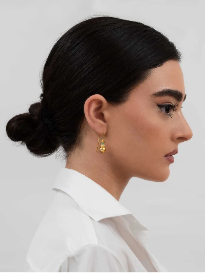 CHRONOS - Earring With Enamel 2